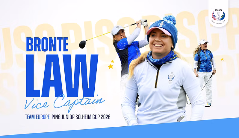 Bronte Law Named European Vice-Captain for the 2026 PING Junior Solheim Cup